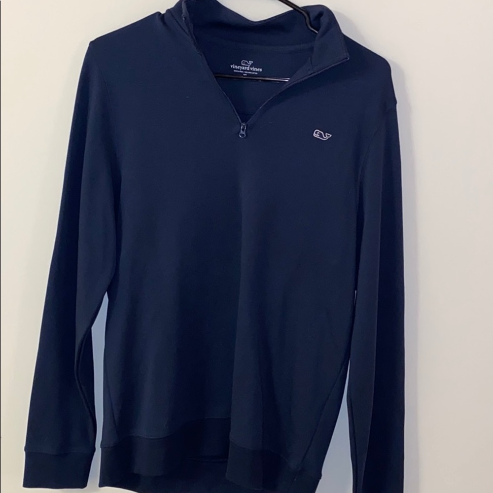 Navy Blue Vineyard Vines Quarter ZIP
